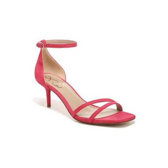 USED Sam Edelman Women's Peony Heeled Sandals, Fuchsia, 10M - Picture 1 of 10